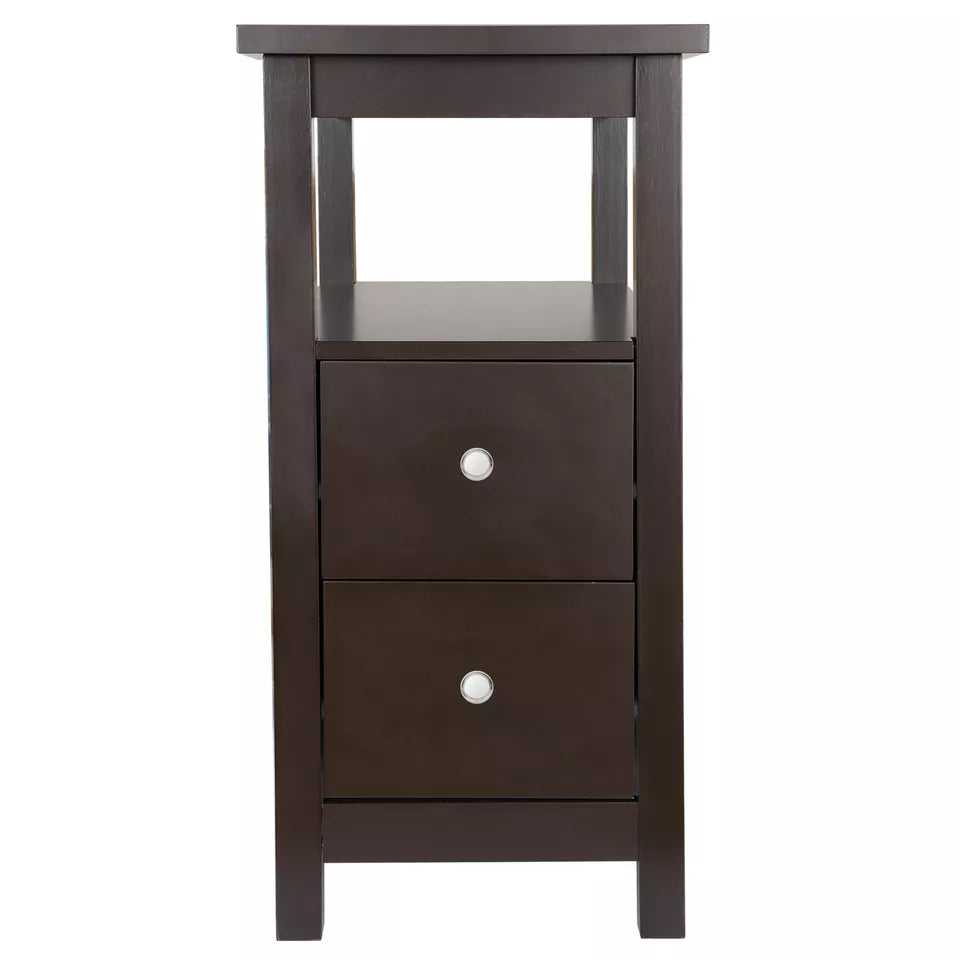 Minimalist Chair Side End Table With Drawers