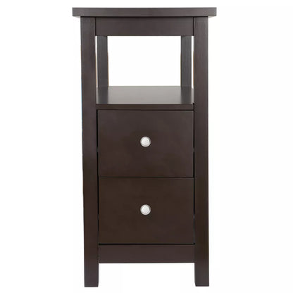 Minimalist Chair Side End Table With Drawers