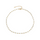 Clytia Love Seed Pearl Beaded Choker, 925 Silver, 18k Gold Plated