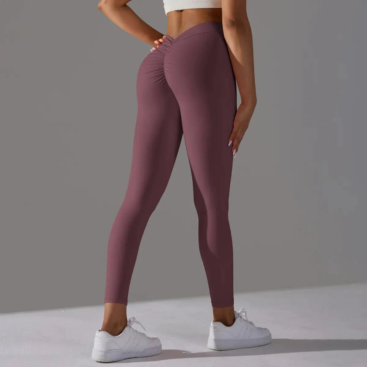 Sexy V Waist Push Up Leggings Women Fiteness Leggings Naked Feeling Yoga Pants