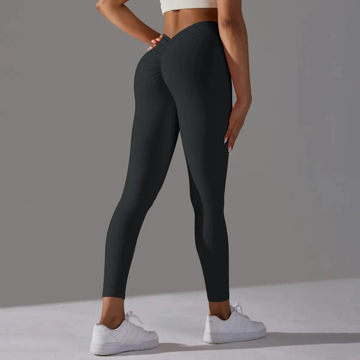 Sexy V Waist Push Up Leggings Women Fiteness Leggings Naked Feeling Yoga Pants