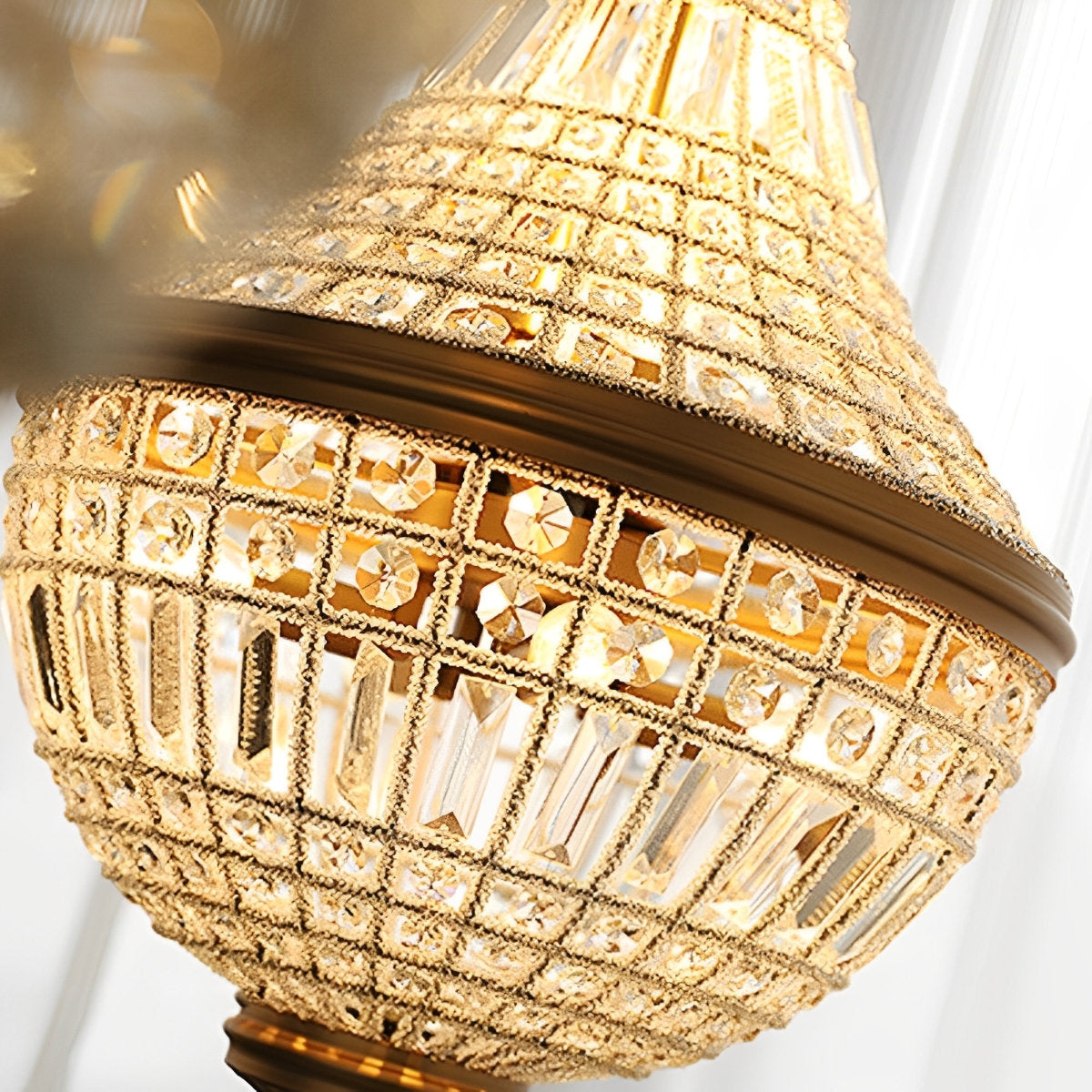 Shining Retro Luxury Baroque Crystal Chandelier Light