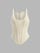 Sleeveless Tied Back Zipper Top