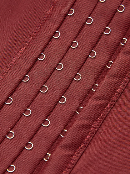 Spaghetti Strap Piping Corset Top