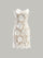 Strapless 3D Floral Lace Dress