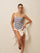 Striped Spaghetti Strap One-Piece Swimsuit