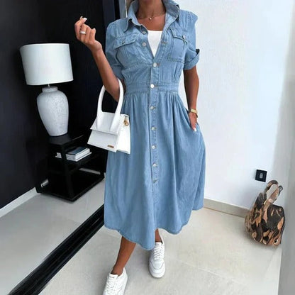Trendy Denim Dress