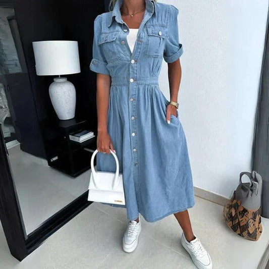 Trendy Denim Dress