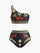 Tribal Print One-Shoulder Bikini Set