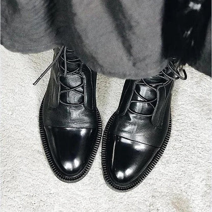 Vintage Heeled Ankle Boots For Women