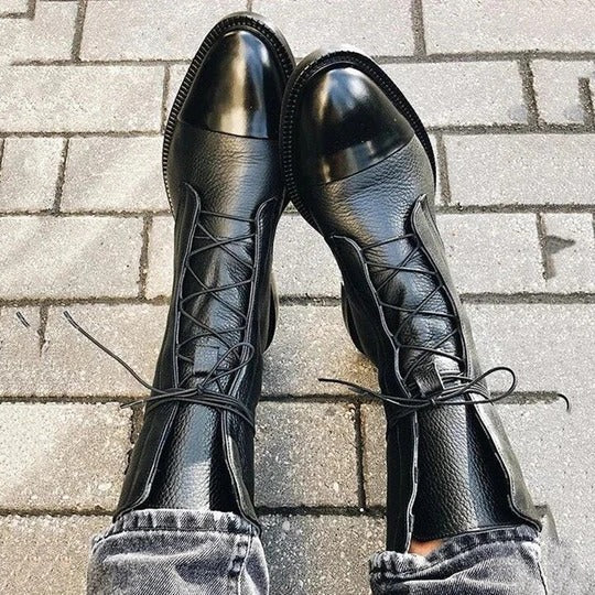 Vintage Heeled Ankle Boots For Women