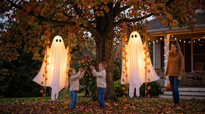 Ventayo – Illuminated Swinging Halloween Ghost Decoration