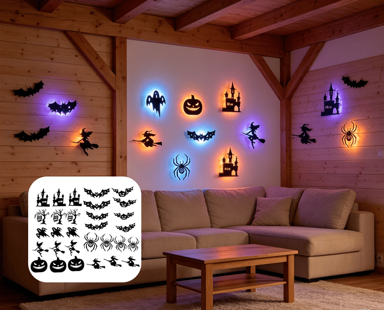 Ventayo – Cord Free Halloween LED Wall Decorations