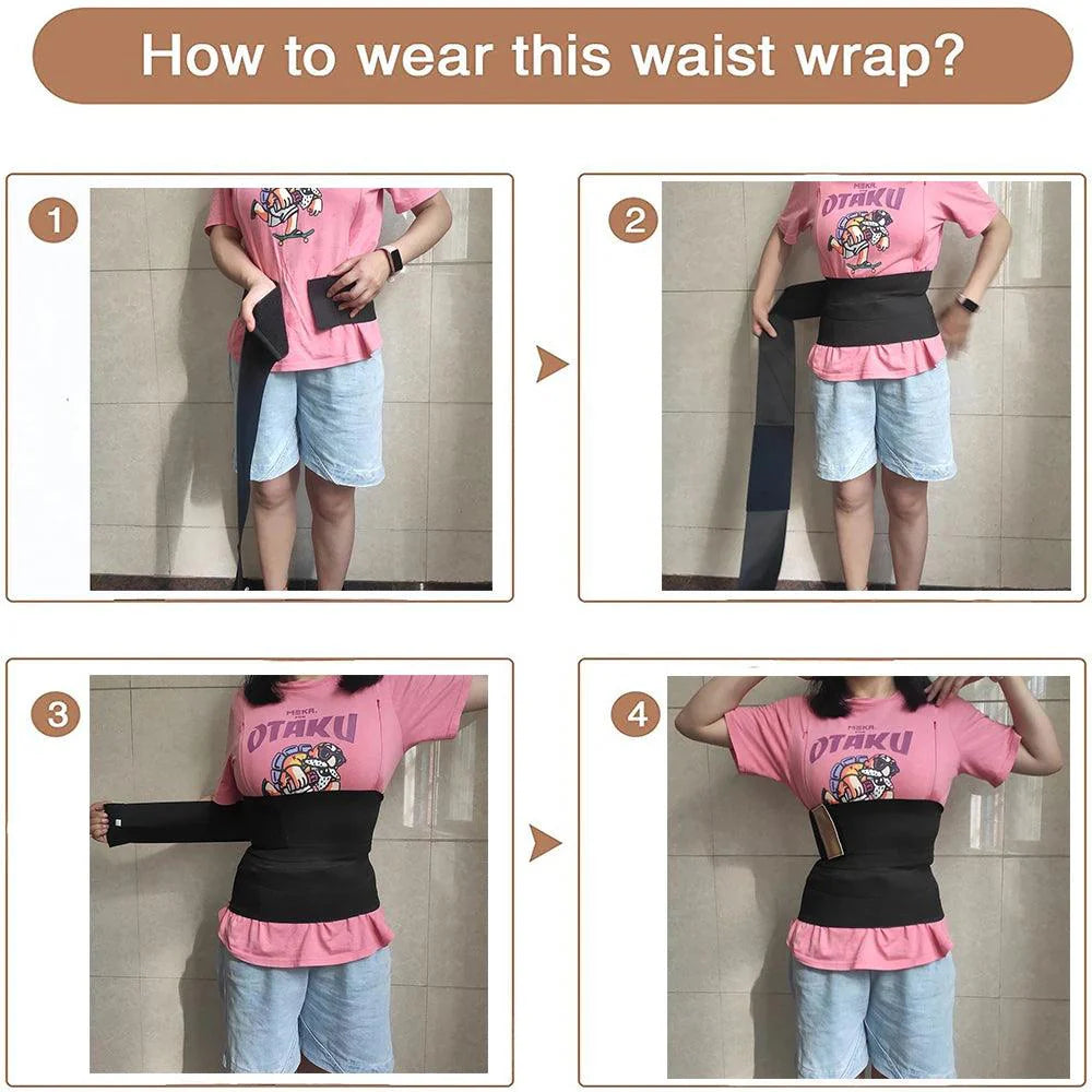 Waist Bandage Wrap Trimmer Belt Waist Trainer Body Shapewear