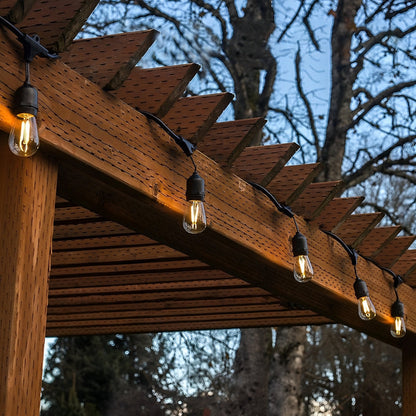 Vatnsheld LED utandyra strengjaljós garðhengiljós