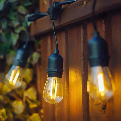 Vatnsheld LED utandyra strengjaljós garðhengiljós