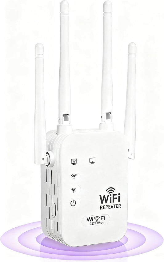 Ventayo – Outdoor WiFi Extender | Long-Range Connectivity with Weather-Resistant Design | Ideal for Streaming in Gardens and Patios