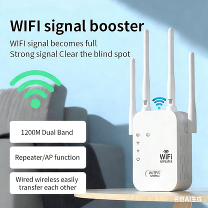 Ventayo – Outdoor WiFi Extender | Long-Range Connectivity with Weather-Resistant Design | Ideal for Streaming in Gardens and Patios
