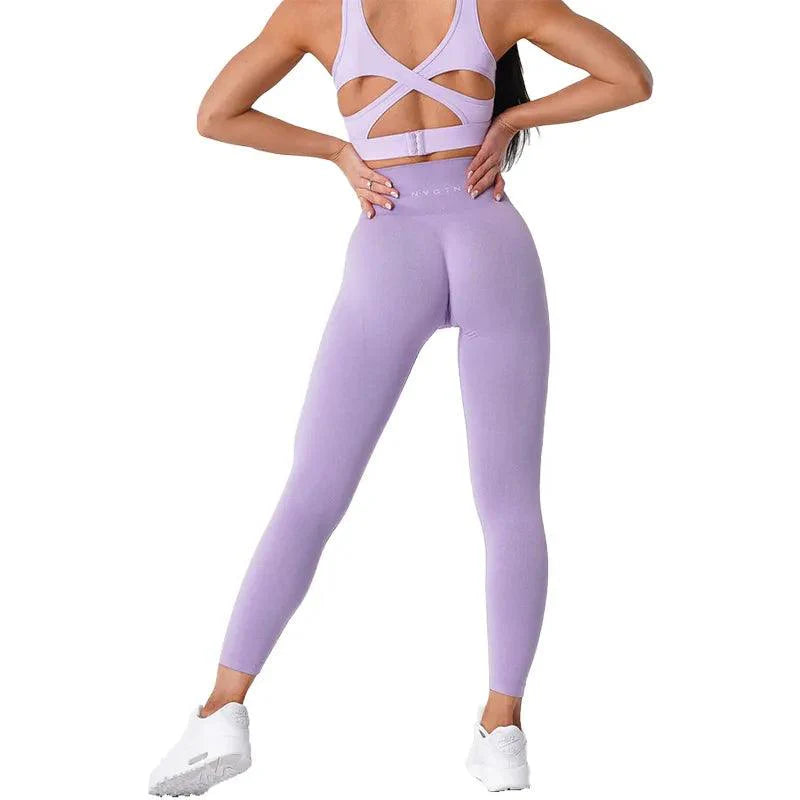 Woman Fitness Elastic Breathable Hip-lifting Leisure Sports Yoga Pants