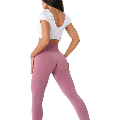 Woman Fitness Elastic Breathable Hip-lifting Leisure Sports Yoga Pants