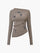 Wool-Blend Asymmetrical Sequins Knit Top